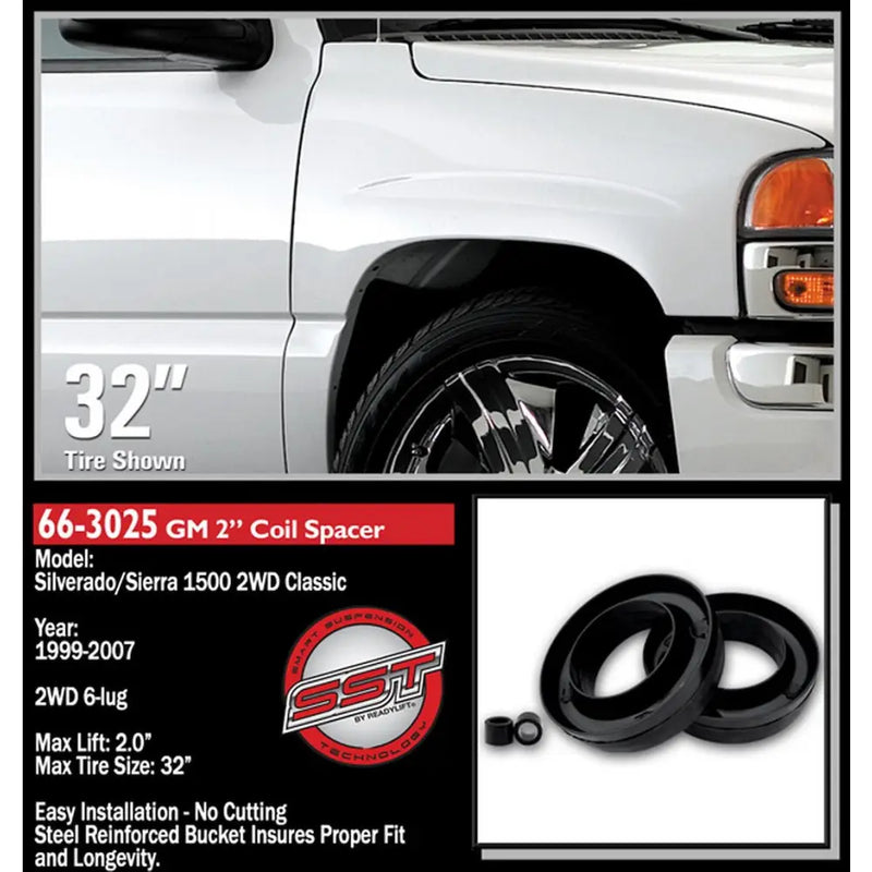 Readylift Guaranteed Toughest Finish Leveling Kit Suspension 66-3025 - Lvl GM1500 2W 99-07