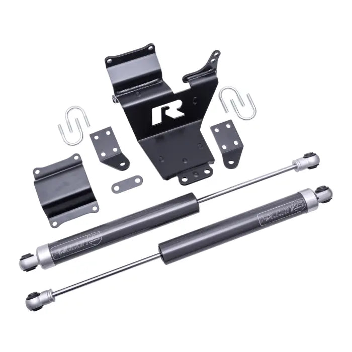 Readylift Limited Lifetime Warranty Steering Stabilizer 77-23201 - 10-LUG Dual Wit