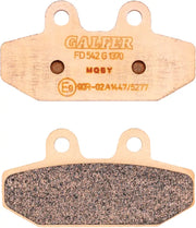 Rear Brake Pad Hh Sintered Compound - GALFER