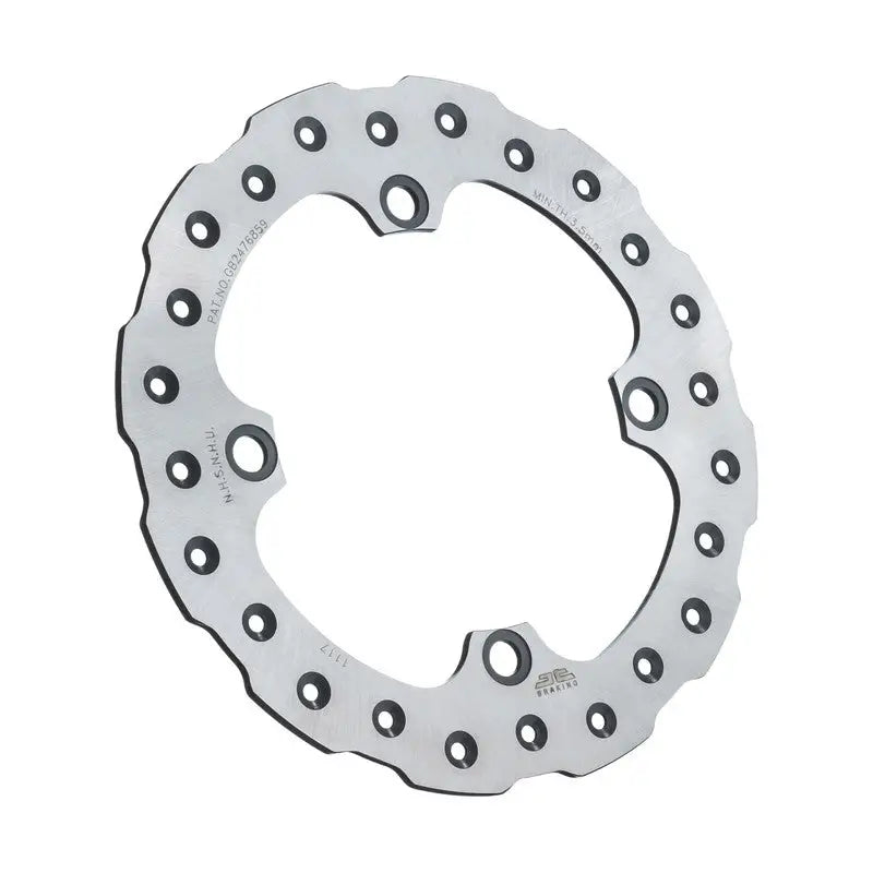 JT Rear Brake Rotor Ss Self Cleaning Hon for Powersports