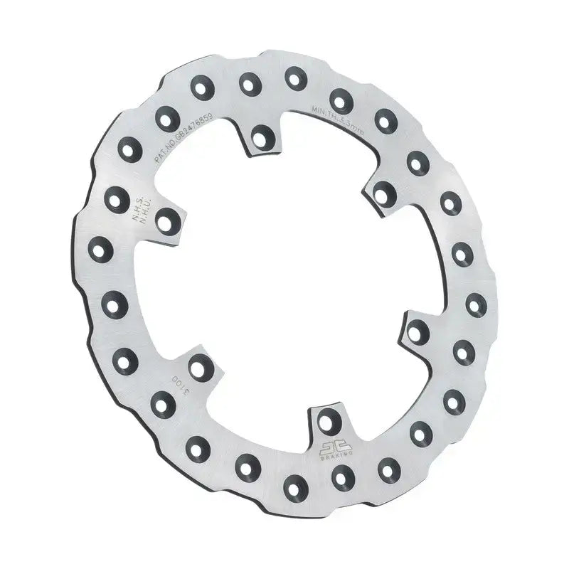 JT Rear Brake Rotor Ss Self Cleaning Suz for Powersports