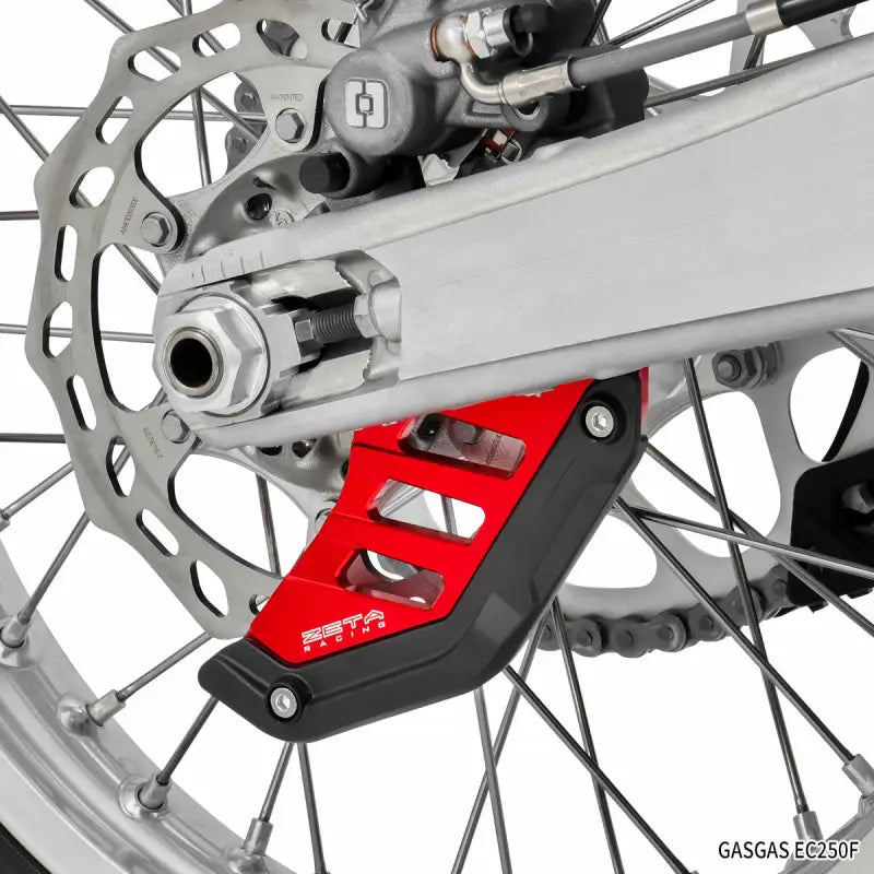 Rear Disc Guard Red - ZETA