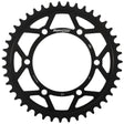 SUPERSPROX Rear Edge Sprocket Steel 43t 520 Blk Hon/Kaw/Suz/Yam for Powersports