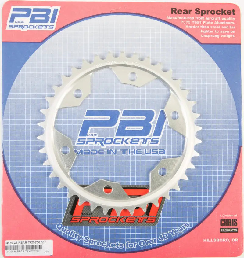 Rear Sprocket Aluminum 38t 520 Hon