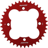 Red metallic rear sprocket aluminum 38t for HON motorcycle, durable and stylish