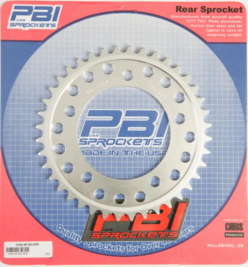 PBI Rear Sprocket Aluminum 40t 520 Hon for Powersports