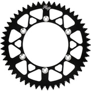 FIRE POWER Rear Sprocket Aluminum 46t 520 Blk Husq/Ktm for Powersports