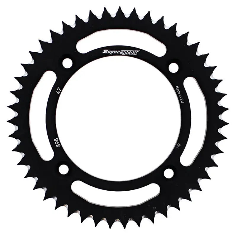 SUPERSPROX Rear Sprocket Aluminum 47t 428 Blk Husq/Ktm for Powersports