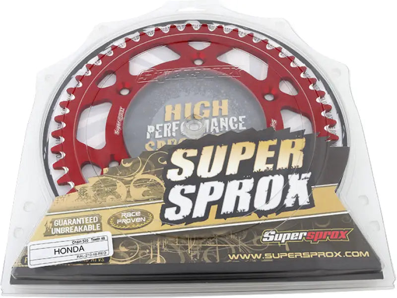 Rear Sprocket Aluminum 48t 520 Red Hon 