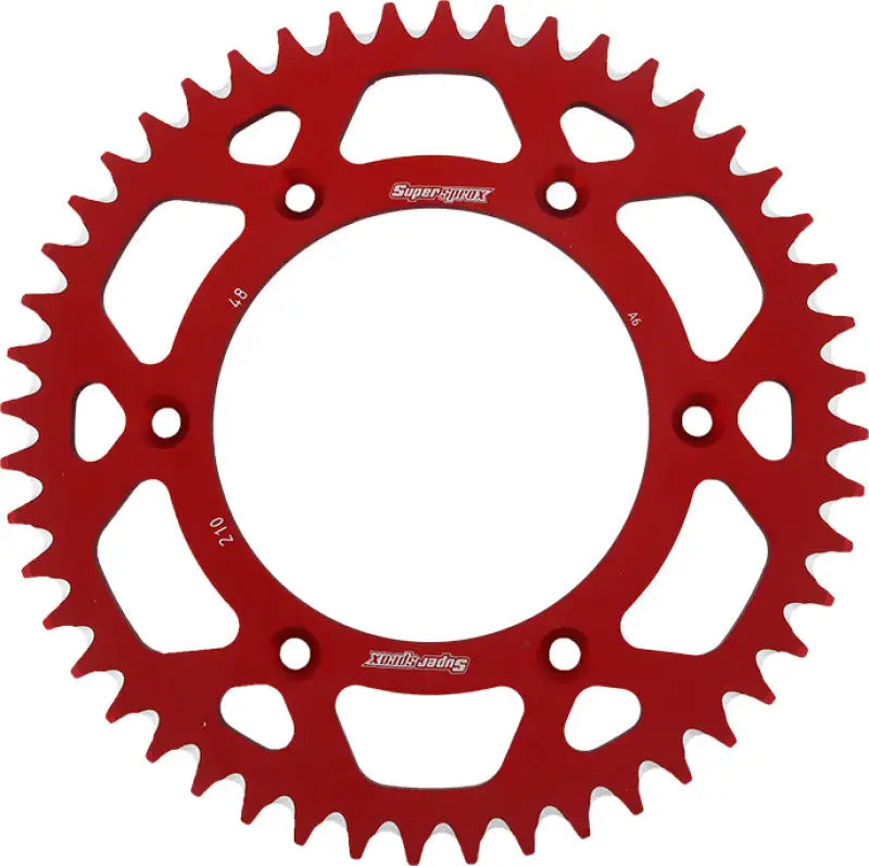 Rear Sprocket Aluminum 48t 520 Red Hon 