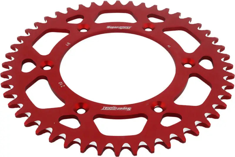 Rear Sprocket Aluminum 48t 520 Red Hon 