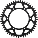 Black 45-tooth rear sprocket aluminum for Yamaha 520 chain, sprocket aluminum 49t upgrade