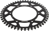 Black Supersprox rear sprocket aluminum 49t for Yamaha with 45 teeth, durable sprocket aluminum 49t