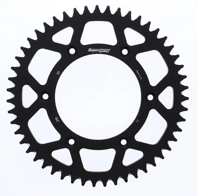 SUPERSPROX Rear Sprocket Aluminum 51t 520 Blk Hon for Powersports