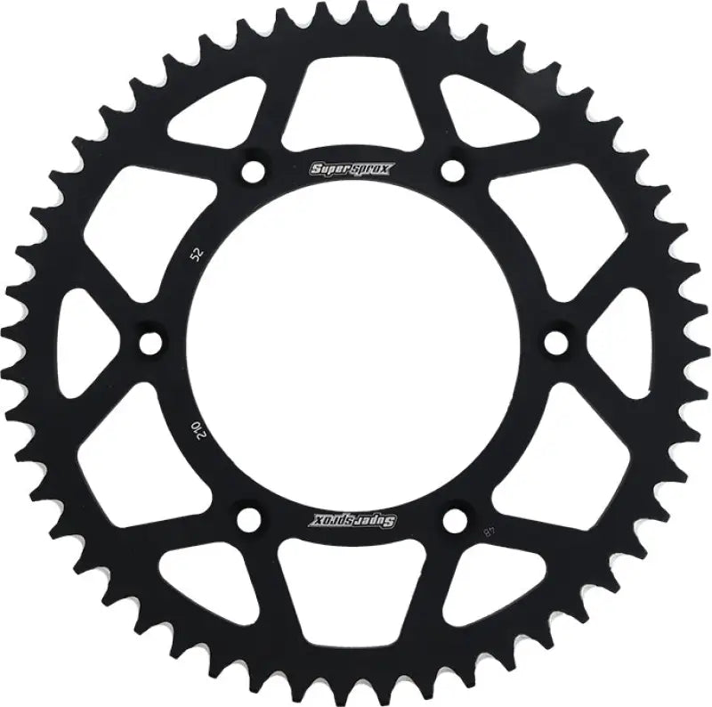 Rear Sprocket Aluminum 52t 520 Blk Hon 