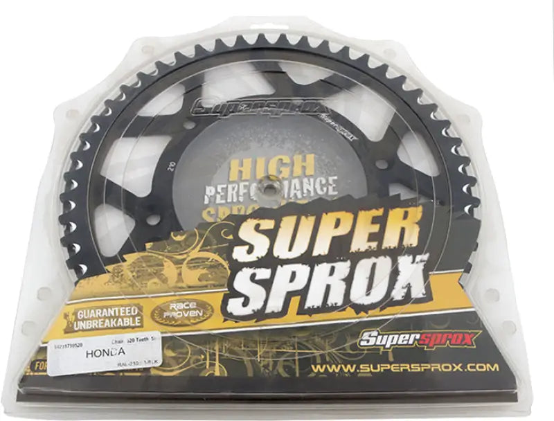 Rear Sprocket Aluminum 52t 520 Blk Hon 
