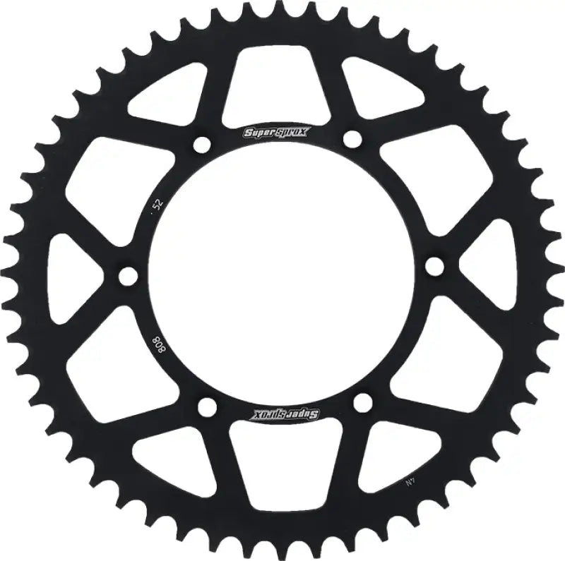 Rear Sprocket Aluminum 52t 520 Blk Kaw/Suz 