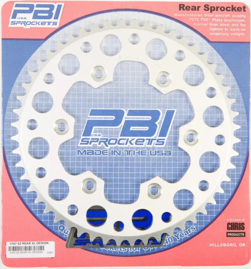 Rear Sprocket Aluminum 52t 520 Hon