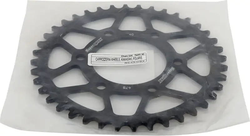 Rear Sprocket Steel 40t 520 Blk Kaw/Pol - Powersports