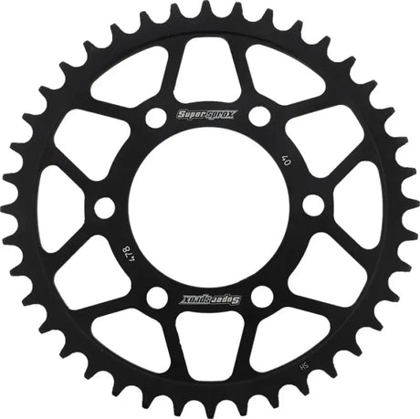 Rear Sprocket Steel 40t 520 Blk Kaw/Pol - Powersports