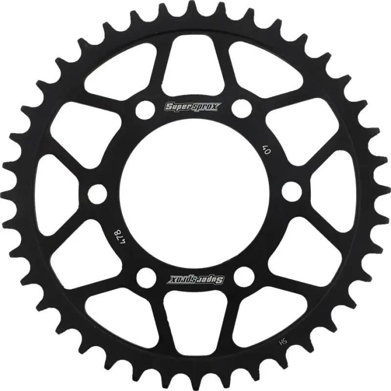 Rear Sprocket Steel 40t 520 Blk Kaw/Pol - Powersports