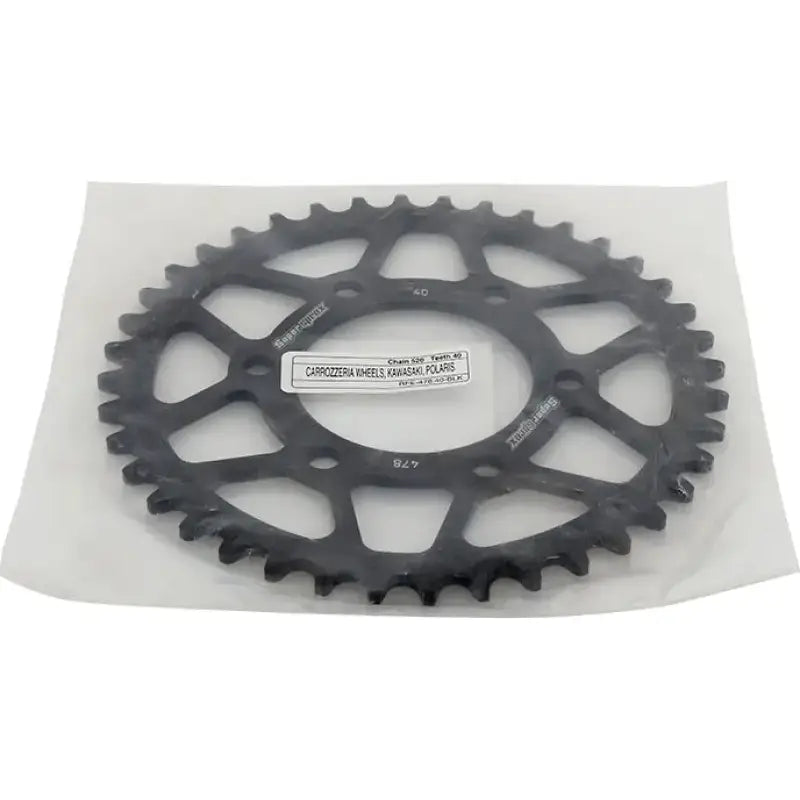 Rear Sprocket Steel 40t 520 Blk Kaw/Pol - Powersports