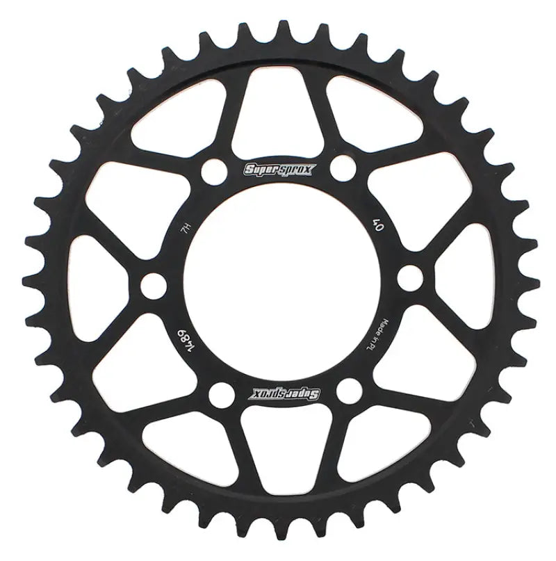 SUPERSPROX Rear Sprocket Steel 40t 525 Blk Kaw for Powersports