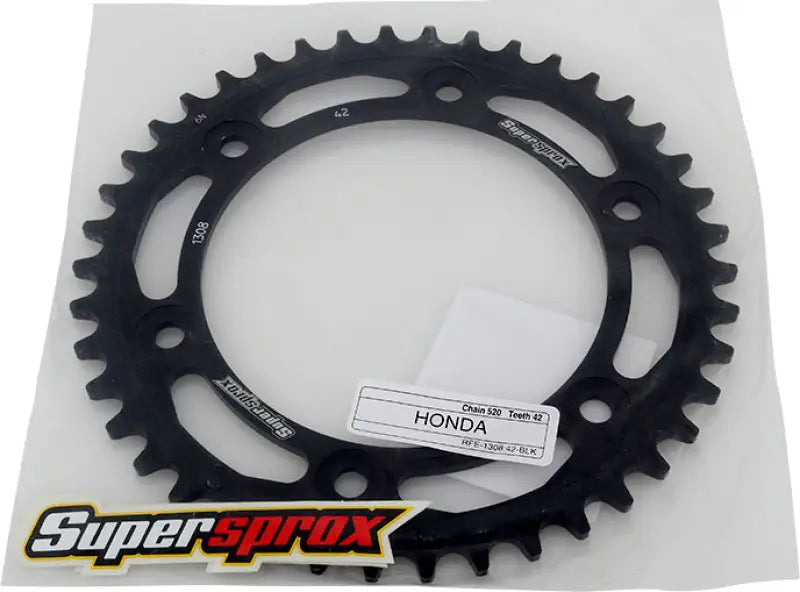 Rear Sprocket Steel 42t 520 Blk Hon 