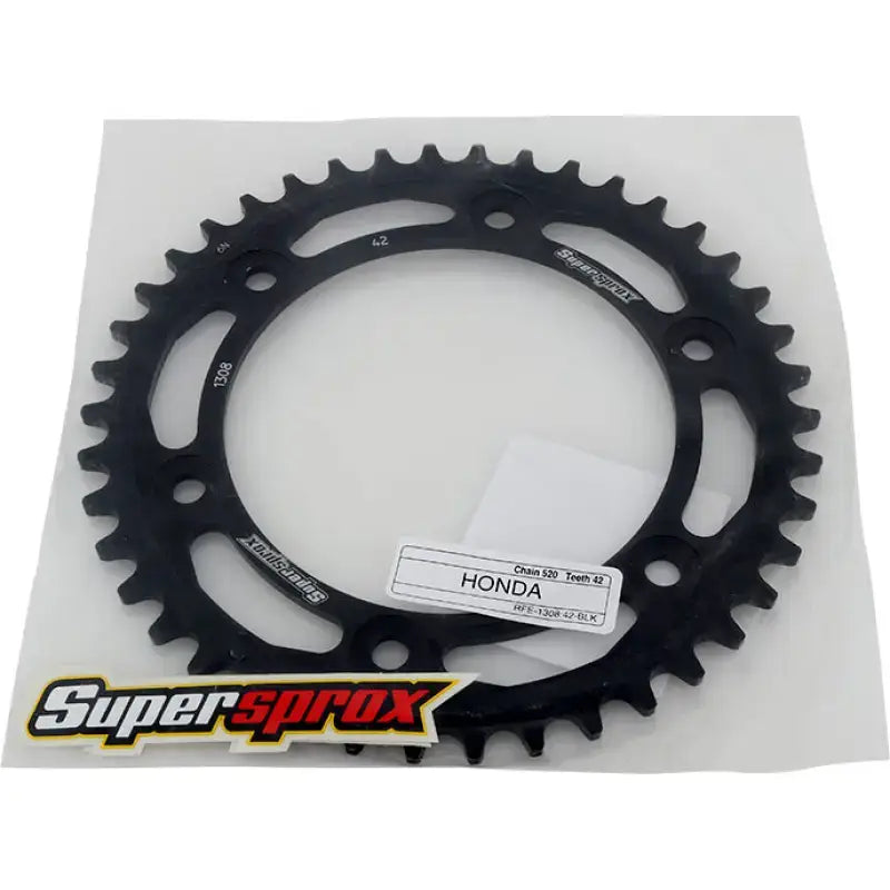 Rear Sprocket Steel 42t 520 Blk Hon 