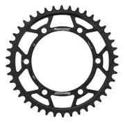 SUPERSPROX Rear Sprocket Steel 42t 530 Blk Kaw for Powersports