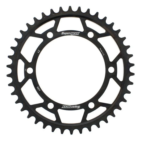 SUPERSPROX Rear Sprocket Steel 42t 530 Blk Kaw for Powersports