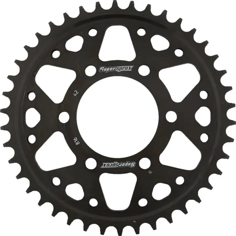 Rear Sprocket Steel 42t 530 Blk Suz 