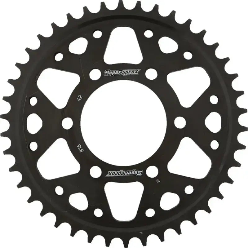 Rear Sprocket Steel 42t 530 Blk Suz 