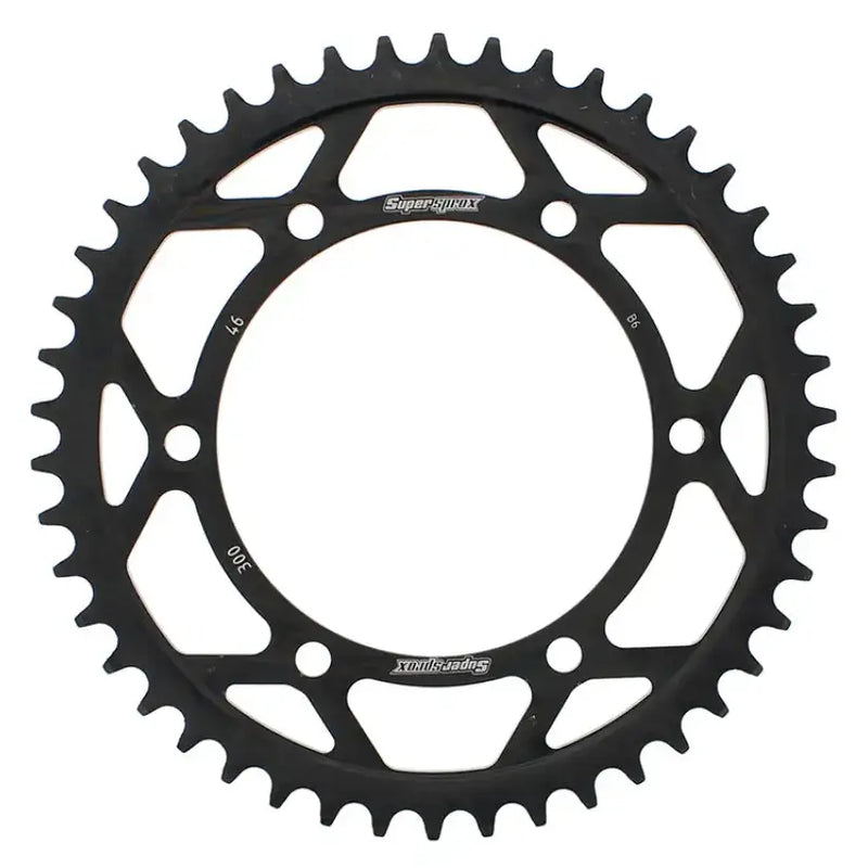 SUPERSPROX Rear Sprocket Steel 46t 525 Blk Yam for Powersports