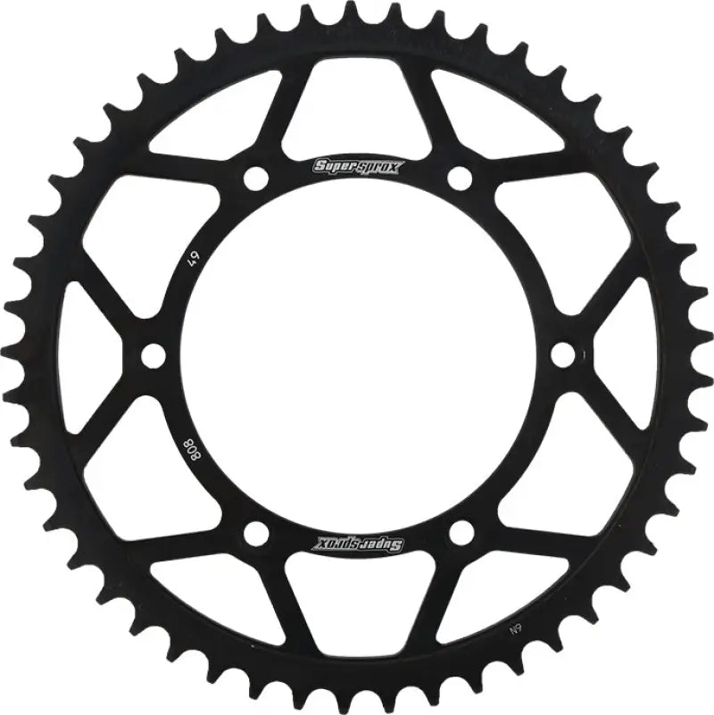 Rear Sprocket Steel 49t 520 Blk Suz 