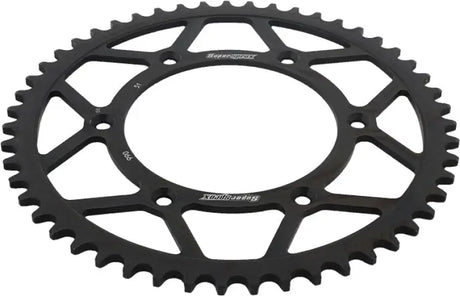 Black motorcycle rear sprocket steel 51t with multiple spokes for Husqvarna and KTM