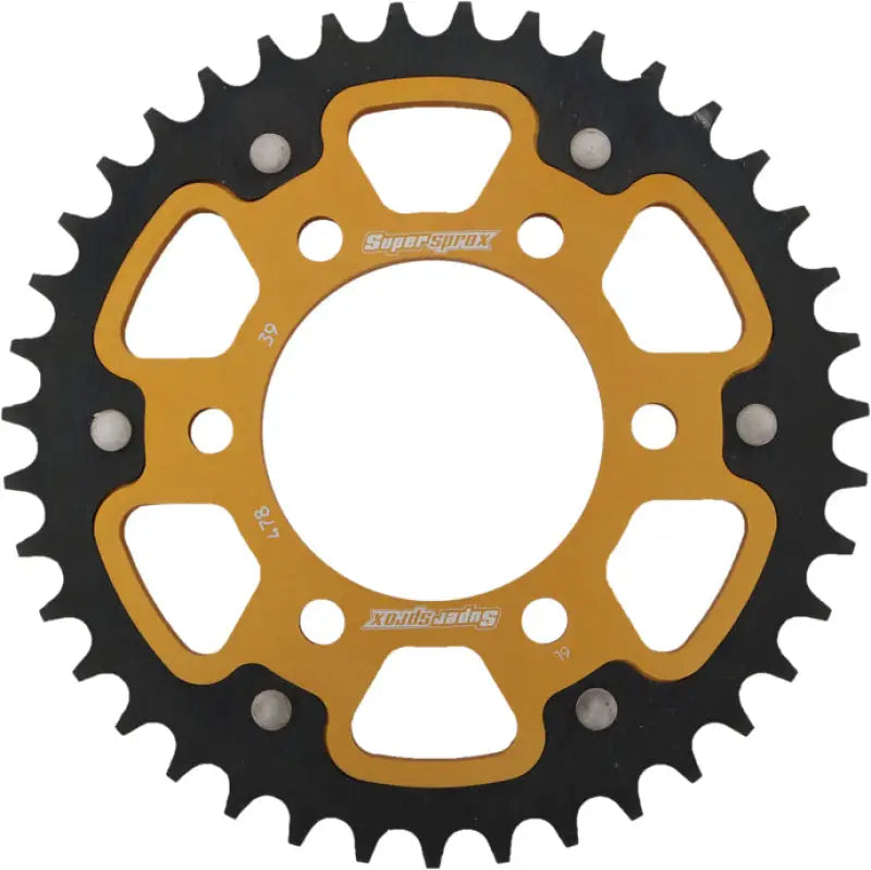 Rear Stealth Sprocket Alu/Stl 39t 520 Gld Kaw/Pol 