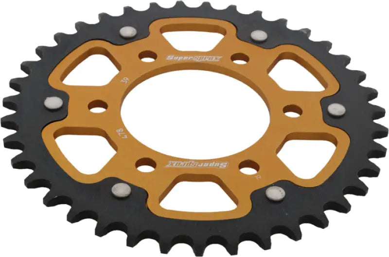 Rear Stealth Sprocket Alu/Stl 39t 520 Gld Kaw/Pol 
