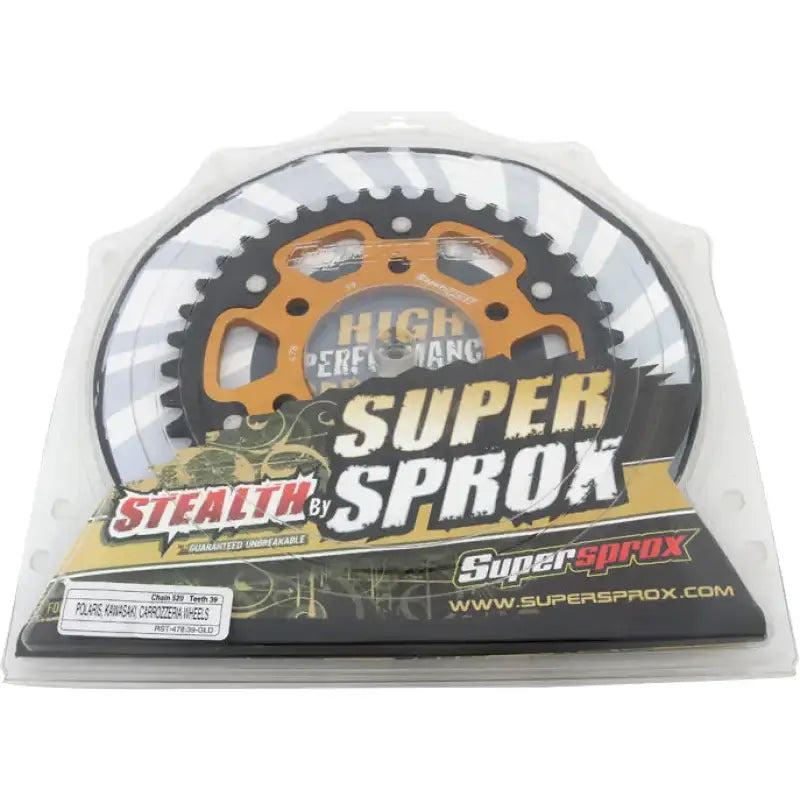 Rear Stealth Sprocket Alu/Stl 39t 520 Gld Kaw/Pol 