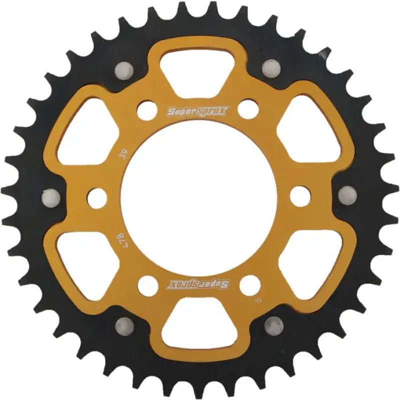 Rear Stealth Sprocket Alu/Stl 39t 520 Gld Kaw/Pol 