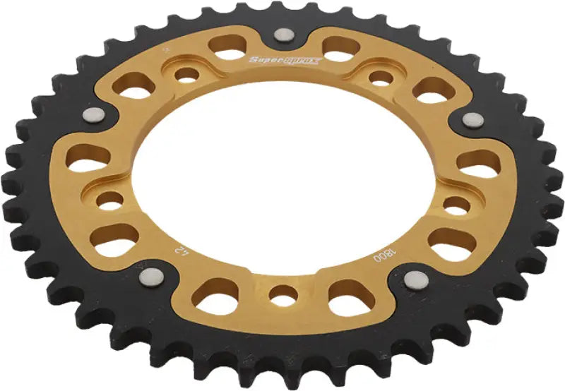 SUPERSPROX Rear Stealth Sprocket Alu/Stl 42t 530 Gld Suz for Powersports