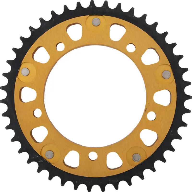 SUPERSPROX Rear Stealth Sprocket Alu/Stl 43t 530 Gld Suz/Tri for Powersports