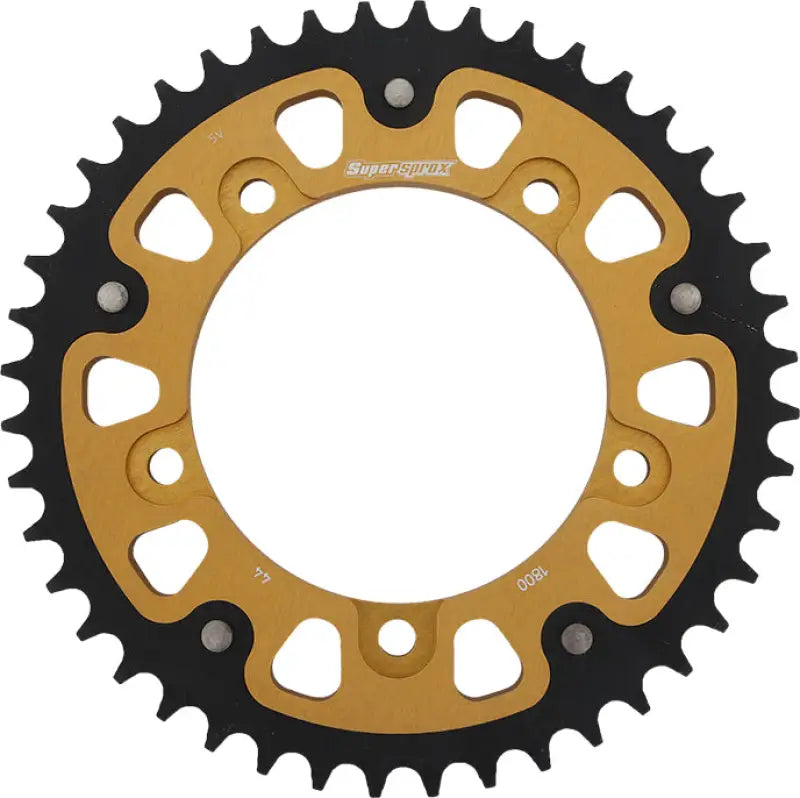 Rear Stealth Sprocket Alu/Stl 44t 530 Gld Tri 