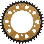 SUPERSPROX Rear Stealth Sprocket Alu/Stl 44t 530 Gld Tri for Powersports