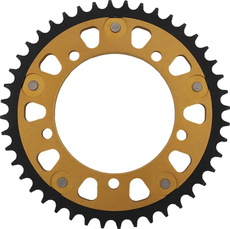 SUPERSPROX Rear Stealth Sprocket Alu/Stl 44t 530 Gld Tri for Powersports