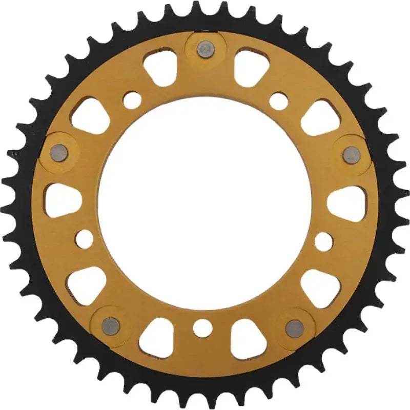 SUPERSPROX Rear Stealth Sprocket Alu/Stl 44t 530 Gld Tri for Powersports