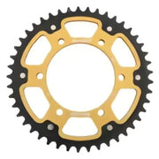 SUPERSPROX Rear Stealth Sprocket Alu/Stl 45t 525 Gld Suz/Yam for Powersports