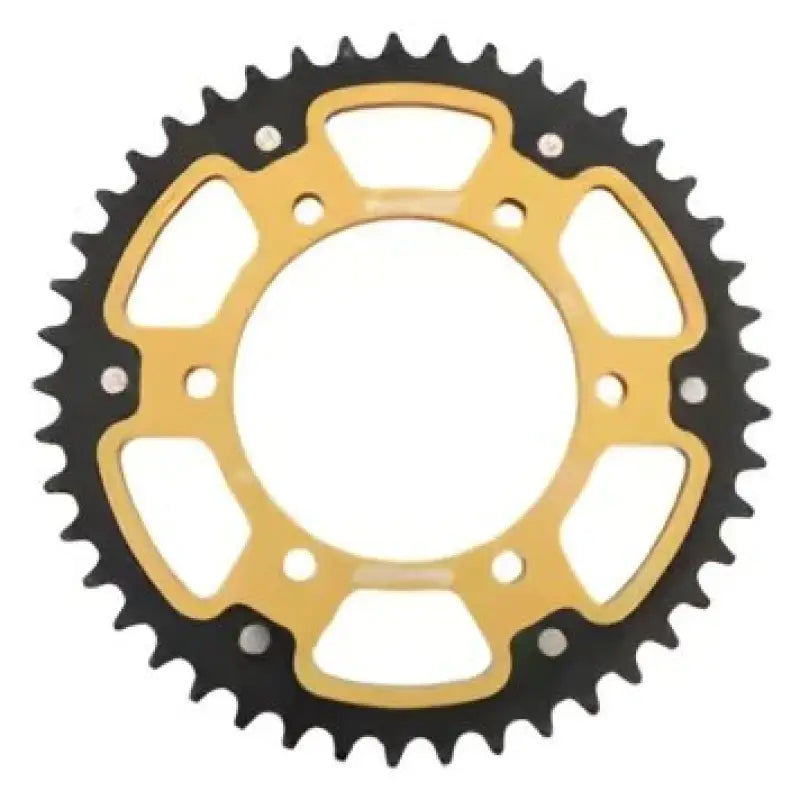 SUPERSPROX Rear Stealth Sprocket Alu/Stl 45t 525 Gld Suz/Yam for Powersports