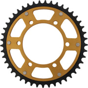 SUPERSPROX Rear Stealth Sprocket Alu/Stl 45t 530 Gld Yam for Powersports