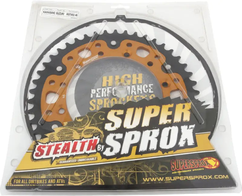 Rear Stealth Sprocket Alu/Stl 46t 520 Gld Kaw 